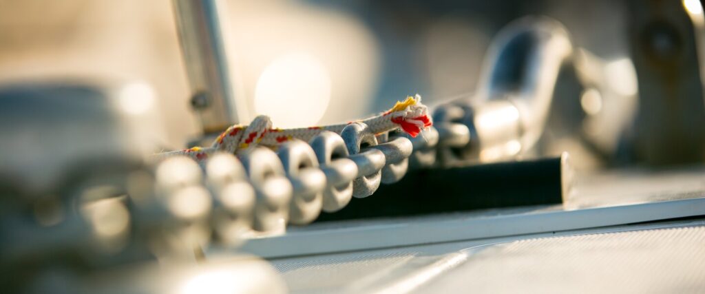 Anchor chain.